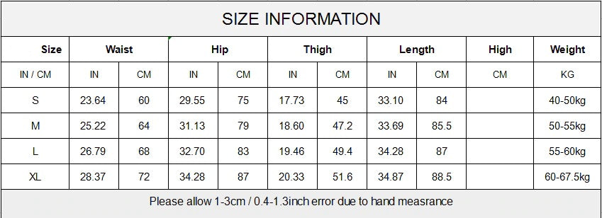 Ananda S Collection Size Chart