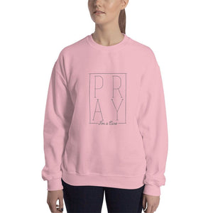 Pray for a Cure Sweatshirt - S / Light Pink - Sweatshirts
