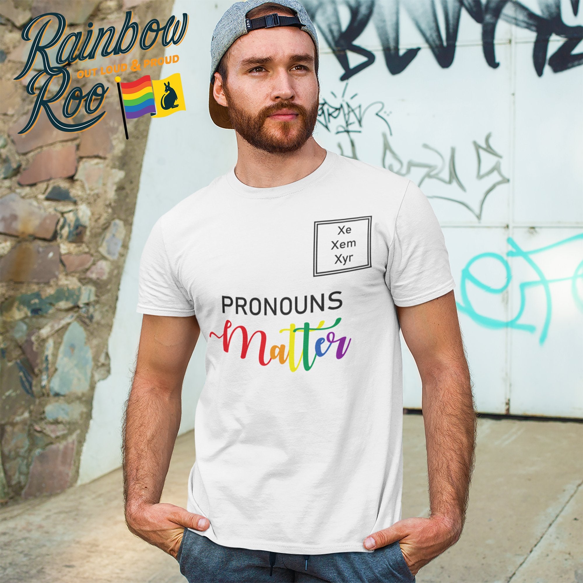 Lgbt T Shirt Pronouns Matter Xe Xem Xyr