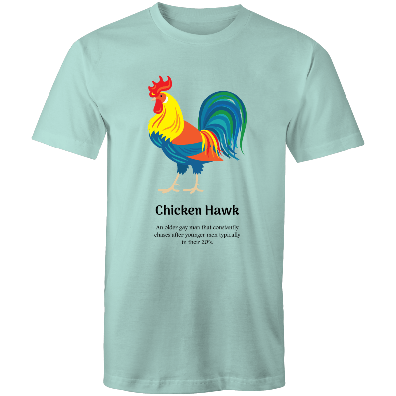 chicken hawk cartoon t shirt