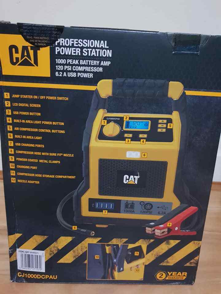 cat jump starter & air compressor