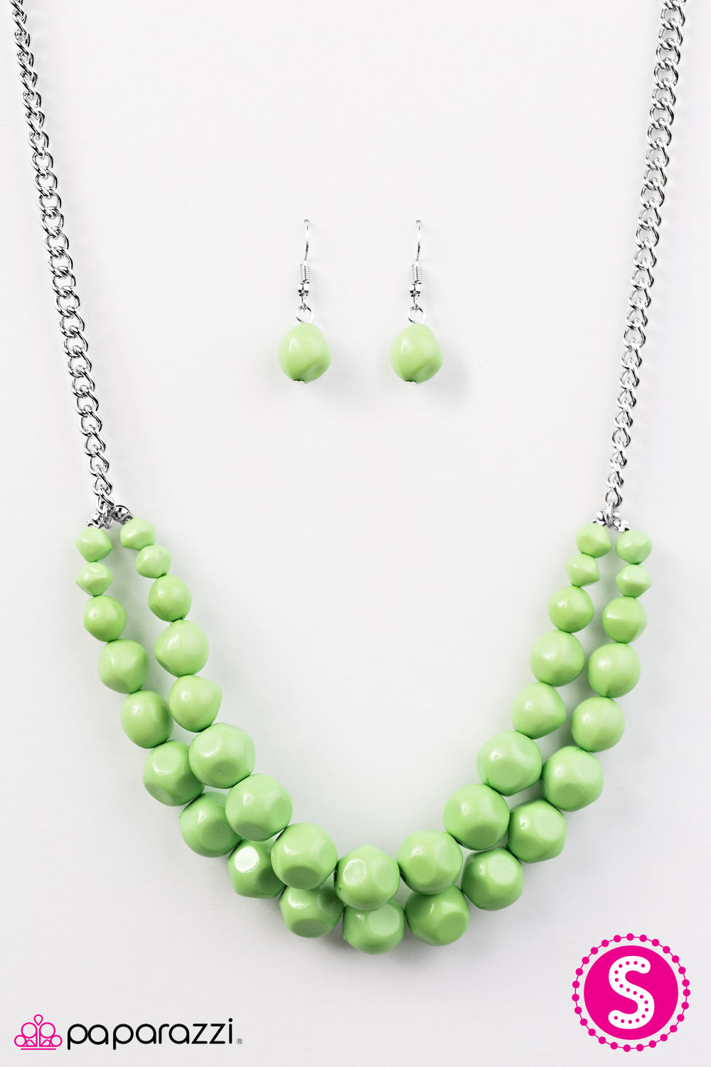 Forever and EVERGLADE - Green Necklace - Paparazzi Accessories