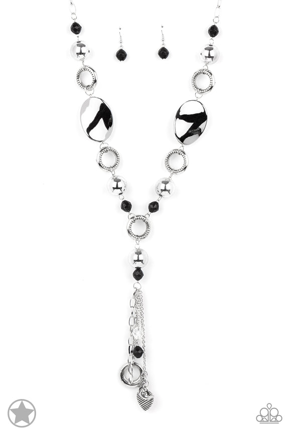 Paparazzi "Total Eclipse Of the Heart" Necklace & Earring Set