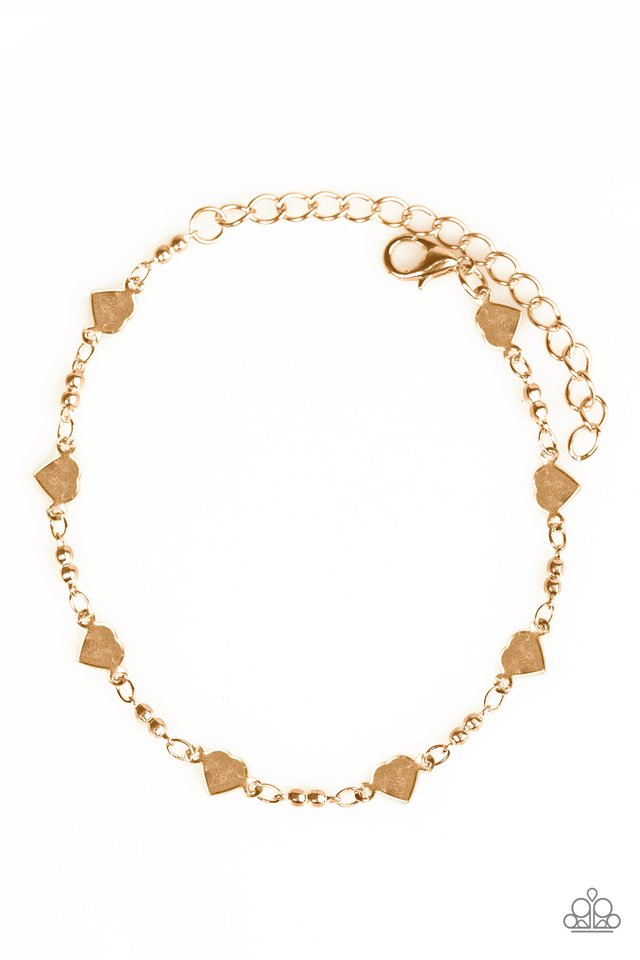 paparazzi be fierce gold bracelet