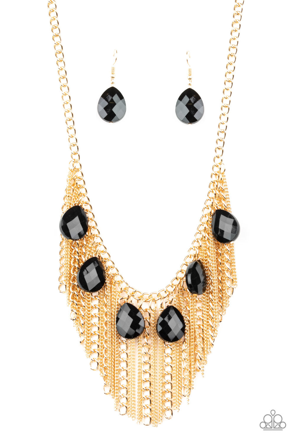 vixen conviction gold necklace paparazzi