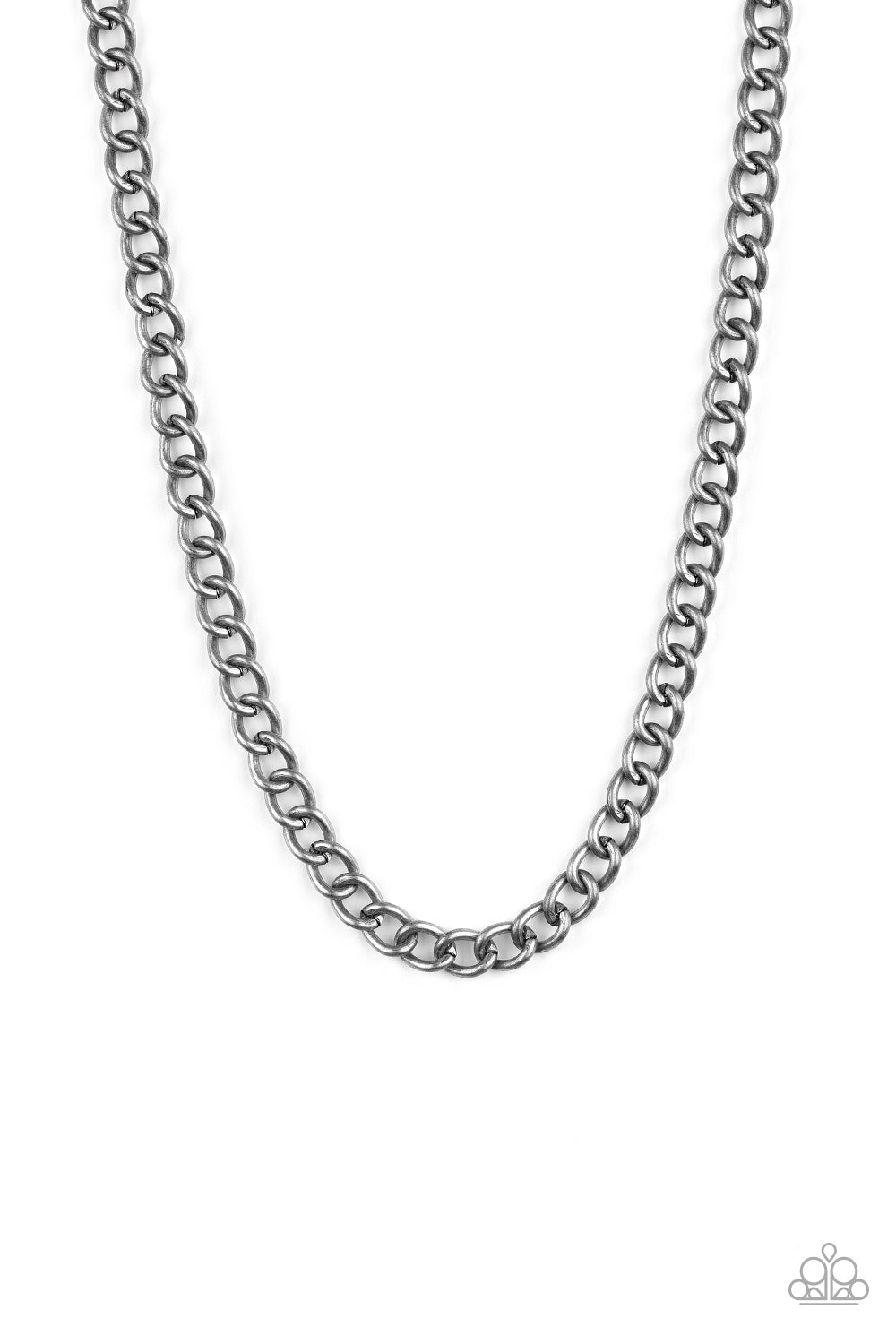 full court silver urban necklace