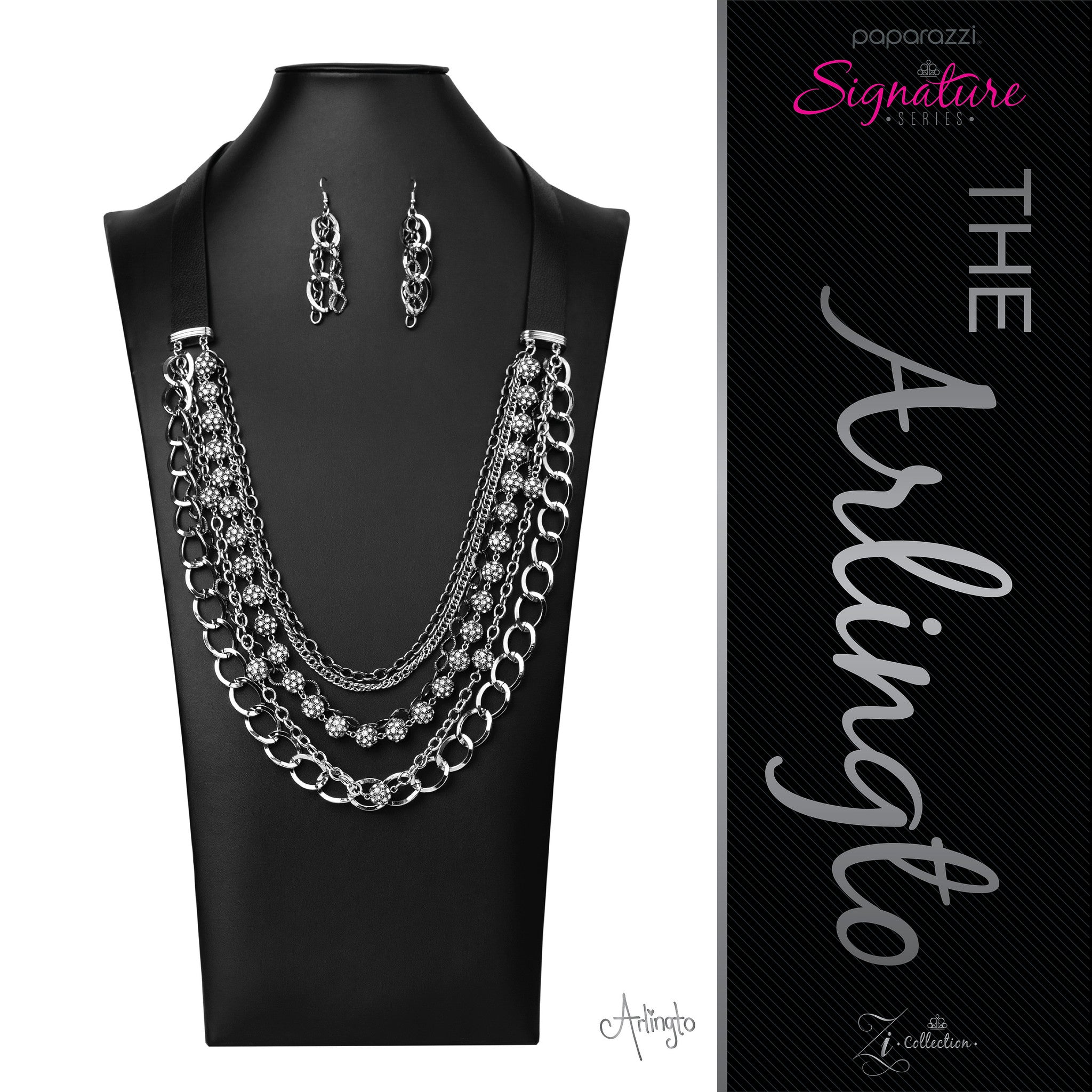 Paparazzi "The Arlingto" 2020 Zi Collection Silver Necklace