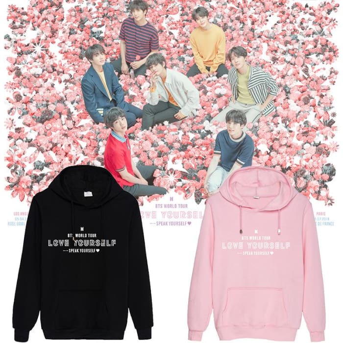 bts love yourself world tour hoodie