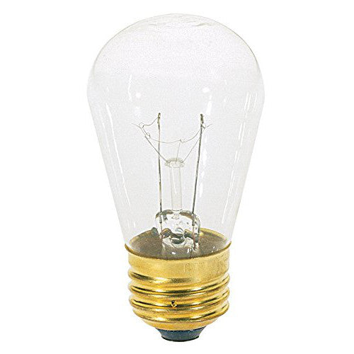 11S14-130 Light Bulb, 11 Watts, 0.08 Amps, 130 Volts