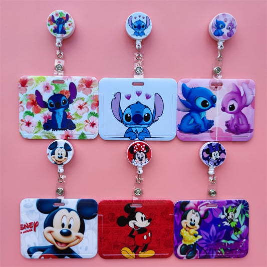 Porte badge Tour de Cou Stitch Disney