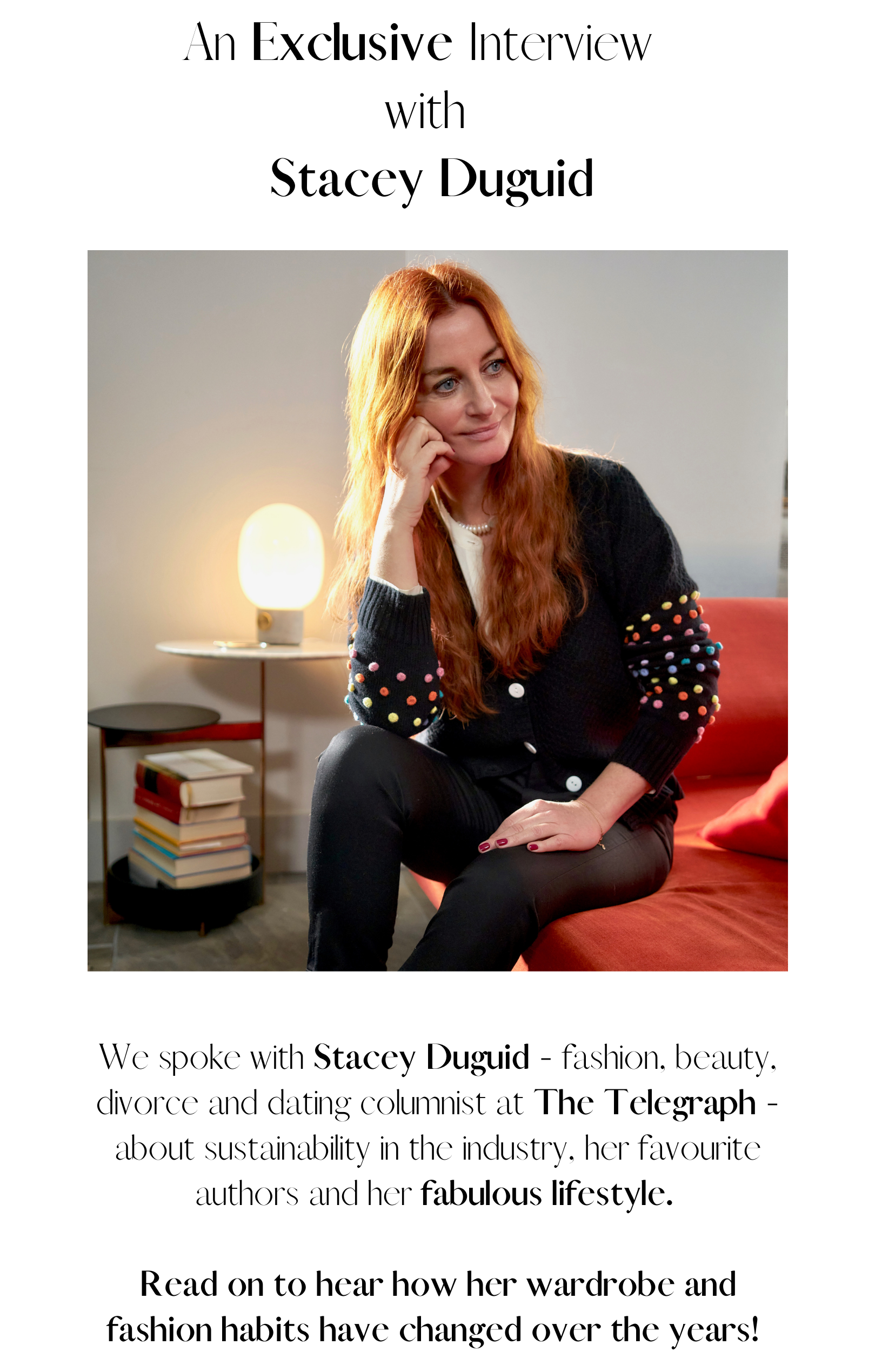 Stacey Duguid Fashion Sustainability Homeware Womenswear 