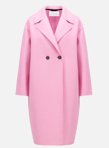 Harris Wharf pink coat