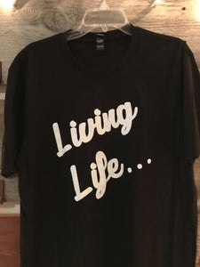 Men's Living Life Behind the Eight Ball Tee