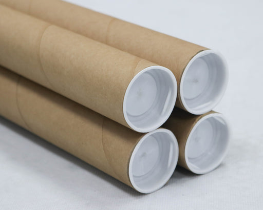 Mailing Tubes with Caps, 3 inch x 36 inch (4 Pack)