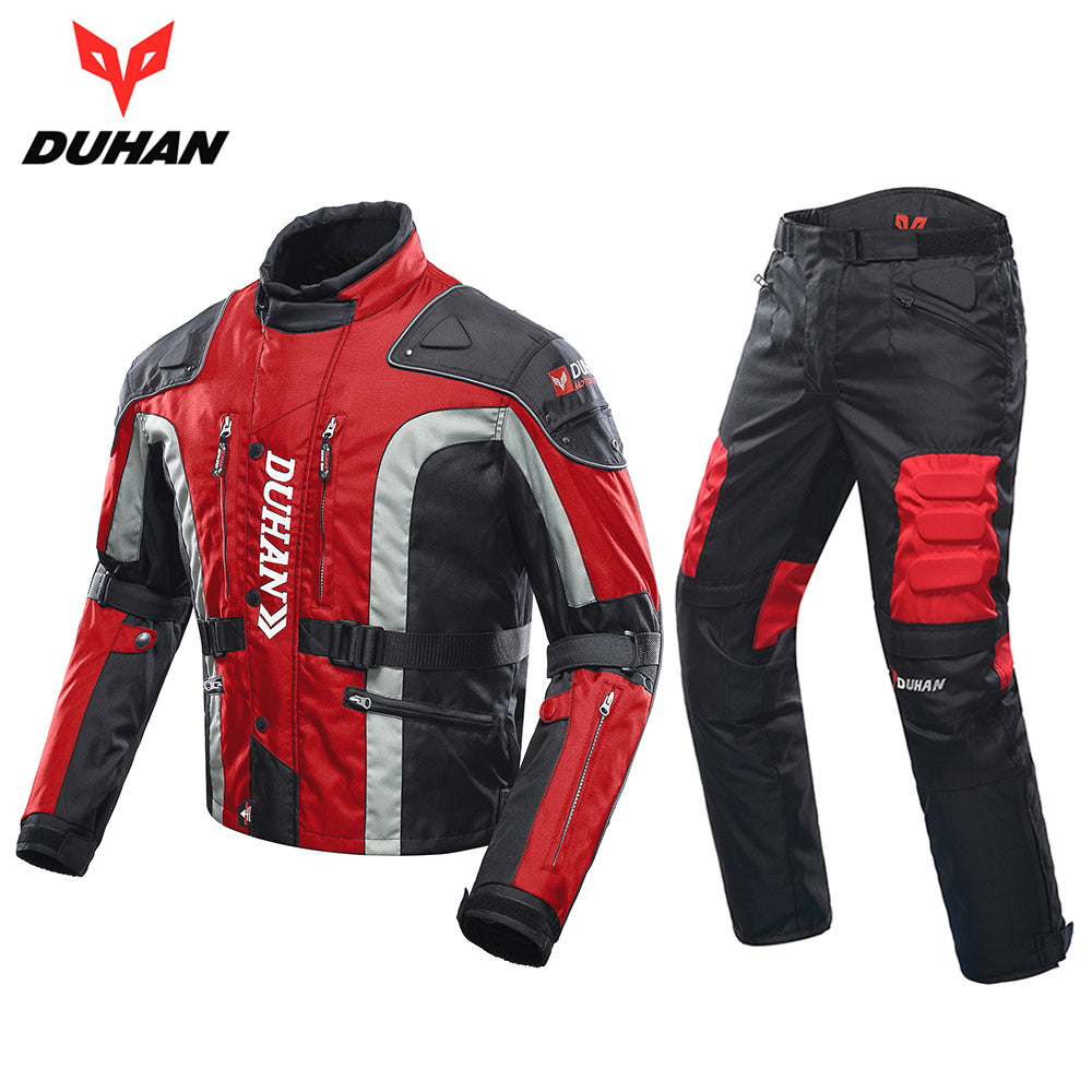 DUHAN Motorcycle  Jacket Cold proof Motorcycle  Pants Moto 