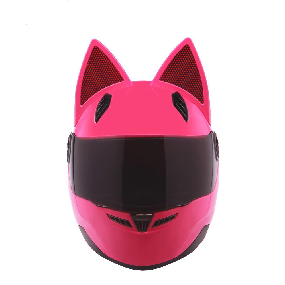 Full Face Pink Motorcycle Helmet / Pink Full Face Children Motorcycle