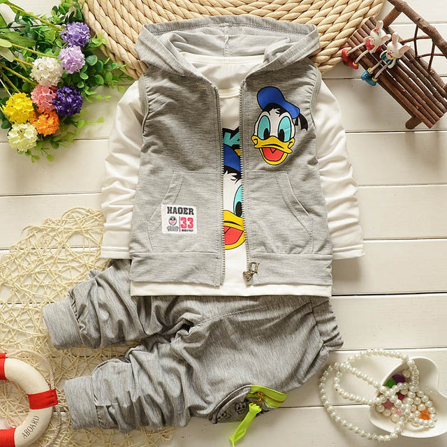 Winter Kids Clothes Coat+T-shirt+Pant 3pcs – Swag Bag Loot