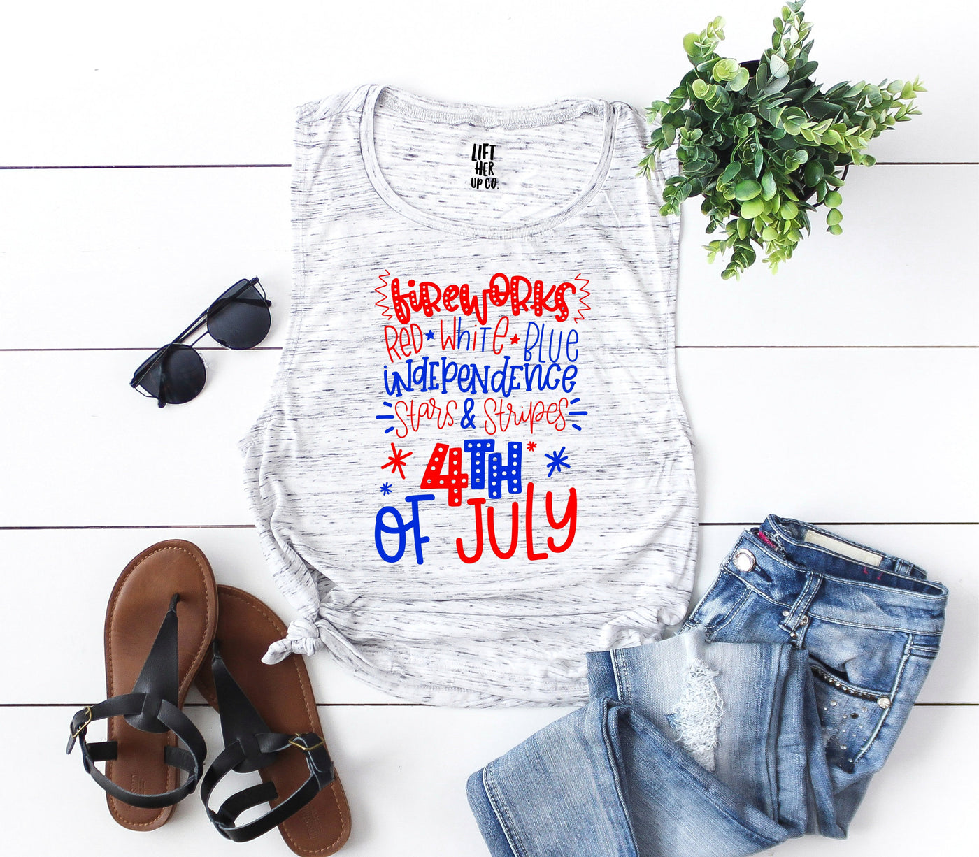 cute red white and blue shirts