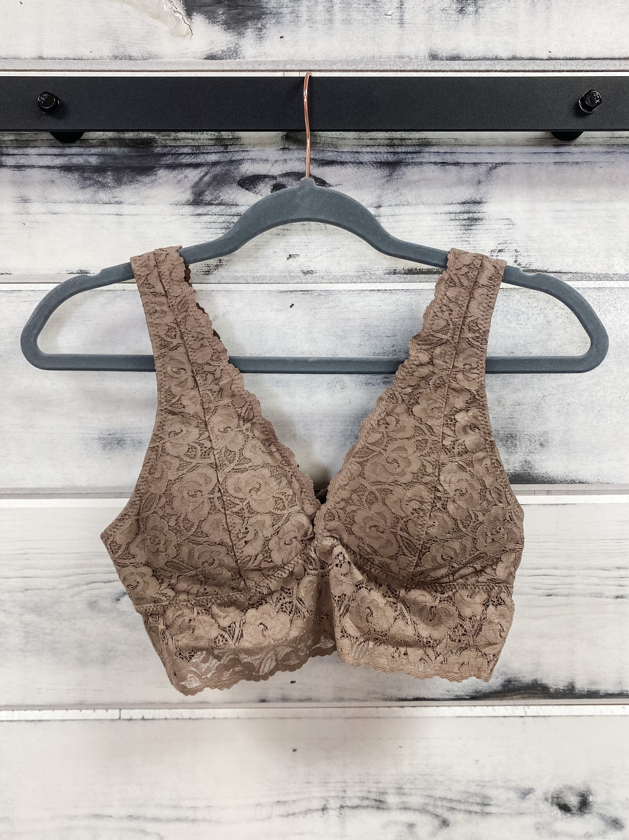 Love on You Lace Bralette Cocoa