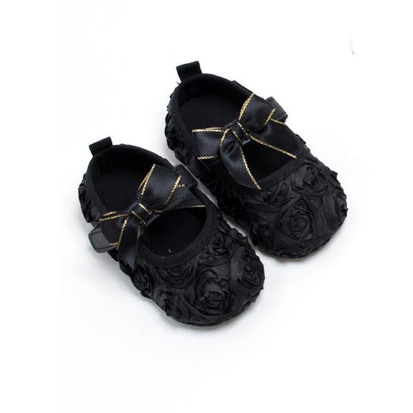 black crib shoes girl