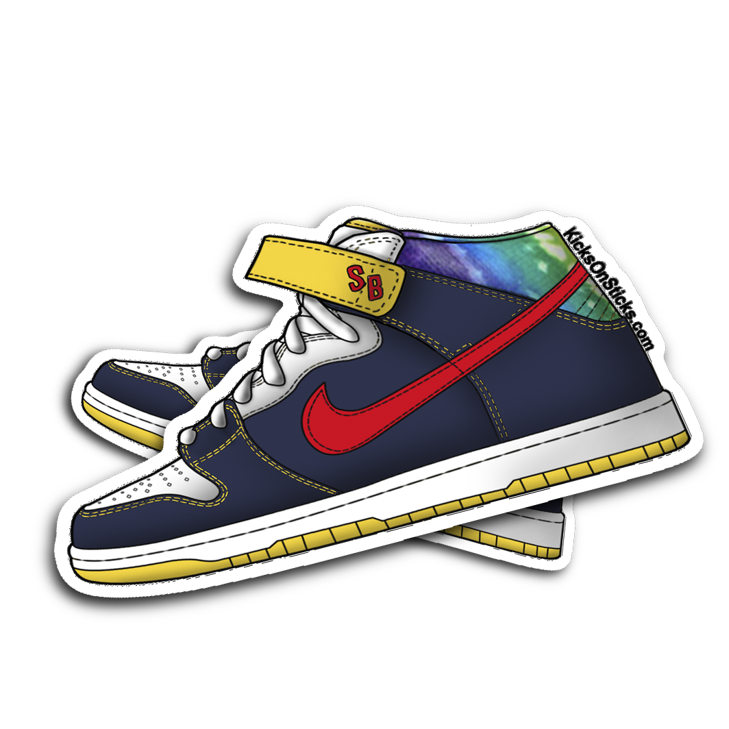 nike sb dunk mid tie dye