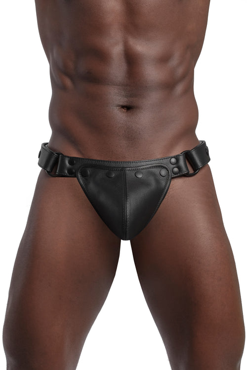 ARMY OF MEN, Leather Male G String