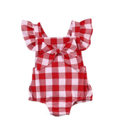 Veronica Check Onesie Set