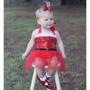 Mrs Clause Tutu Romper - thirdshiftvermont