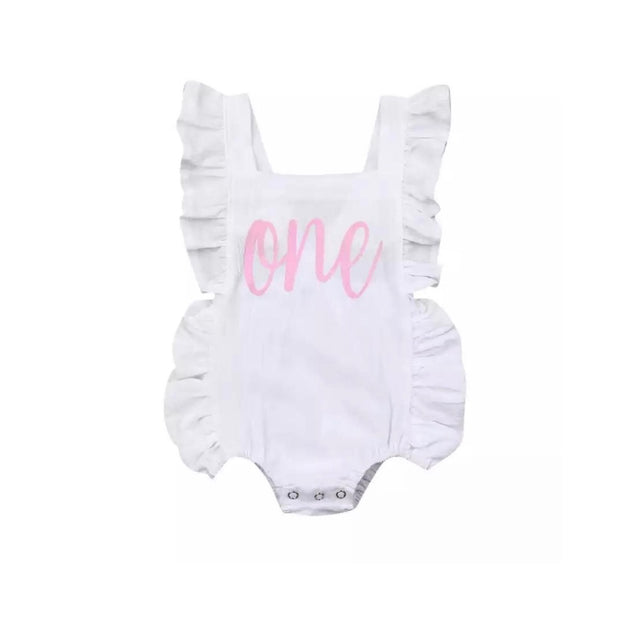 One Flutter Birthday Onesie - White - SEO Optimizer Test