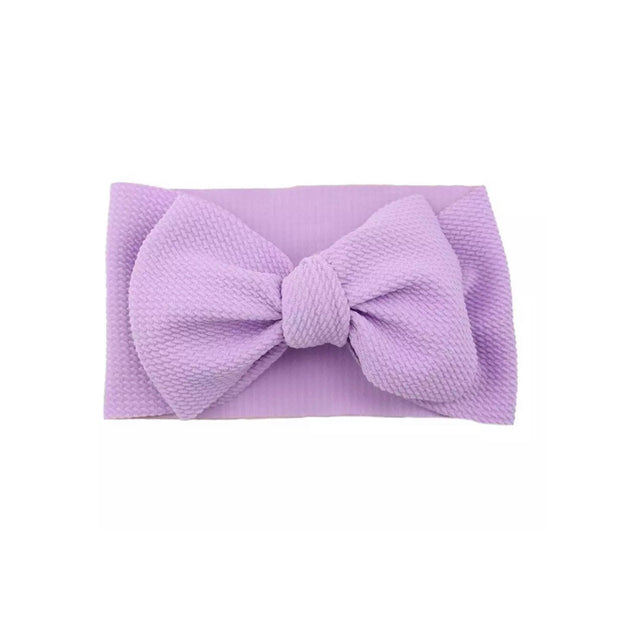 Morgan Bow Headband-Purple