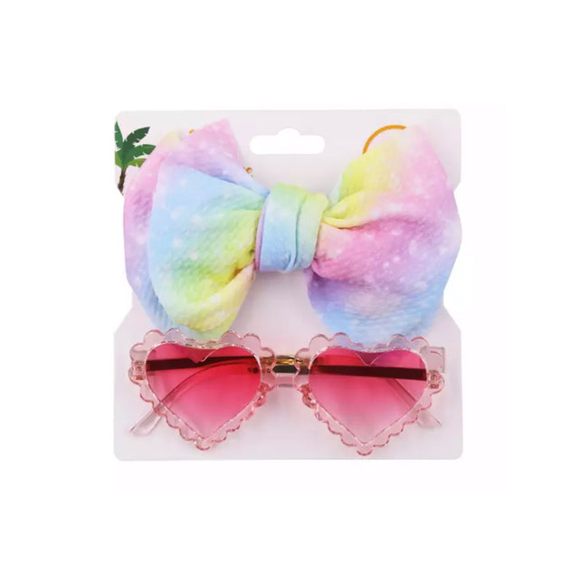 Luca Heart Sunnies Set-Rainbow