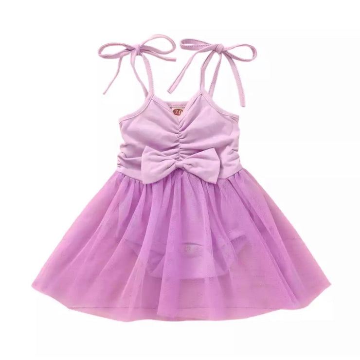 Hazel Tutu Romper -Purple