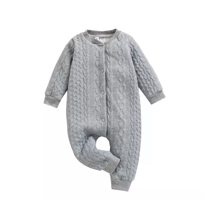 Sawyer Winter Romper- Grey