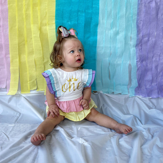 Pastel Rainbow One Onesie