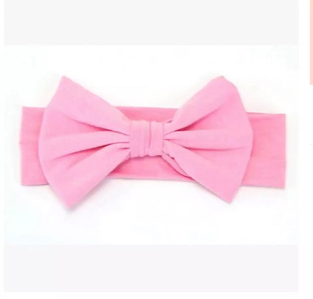 All that Bow Headband- Baby Pink - thirdshiftvermont