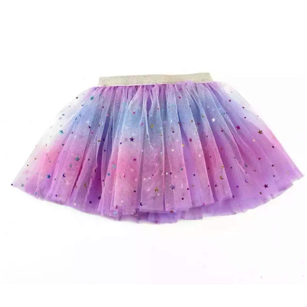 Gianna Galaxy Tutu- Mostly Purple