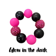 BB Bead Bracelet- Glow Bright Pink