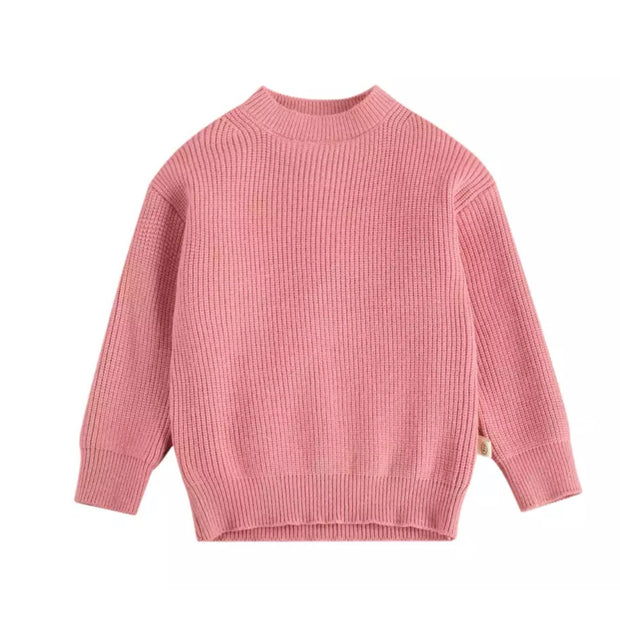 Adora Knit Jumper - Pink Peach