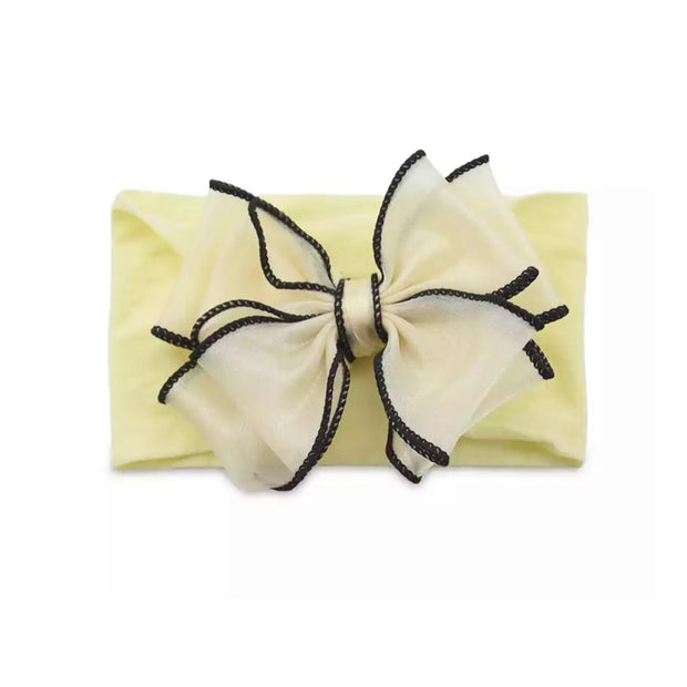 Izzy Bow Headband- Yellow