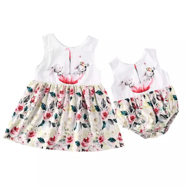 Mya Bunnies Dress OR Mya Bunnies Romper