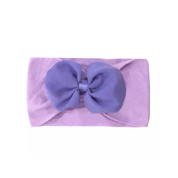 Billie Bow Headband-Purple