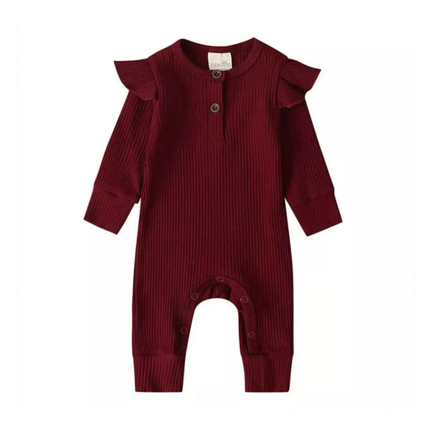 Lucia Romper - Maroon