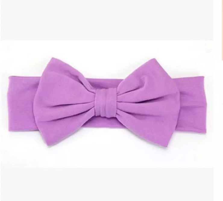 All that Bow Headband- Lilac - thirdshiftvermont