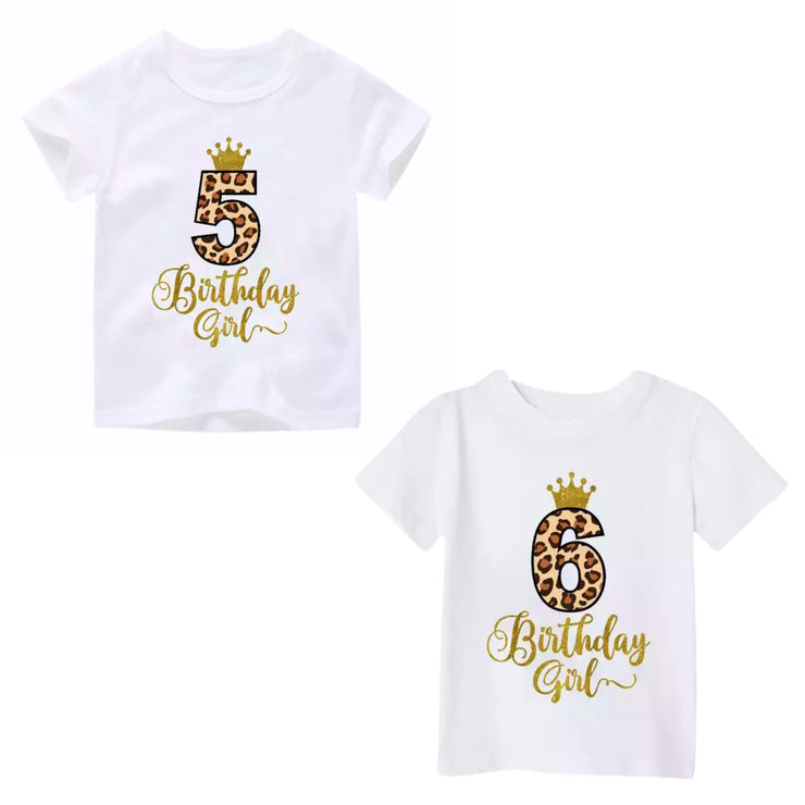 Leopard Birthday Tees