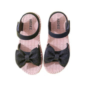 Katy Bow Sandals- Black