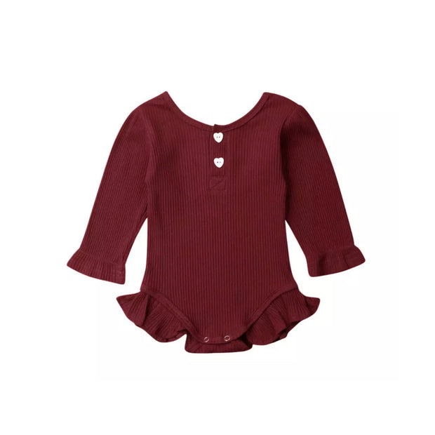 Vivian Heart Romper- Maroon - SEO Optimizer Test