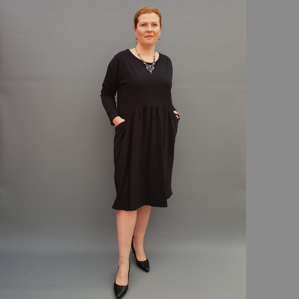 plus size jersey swing dress