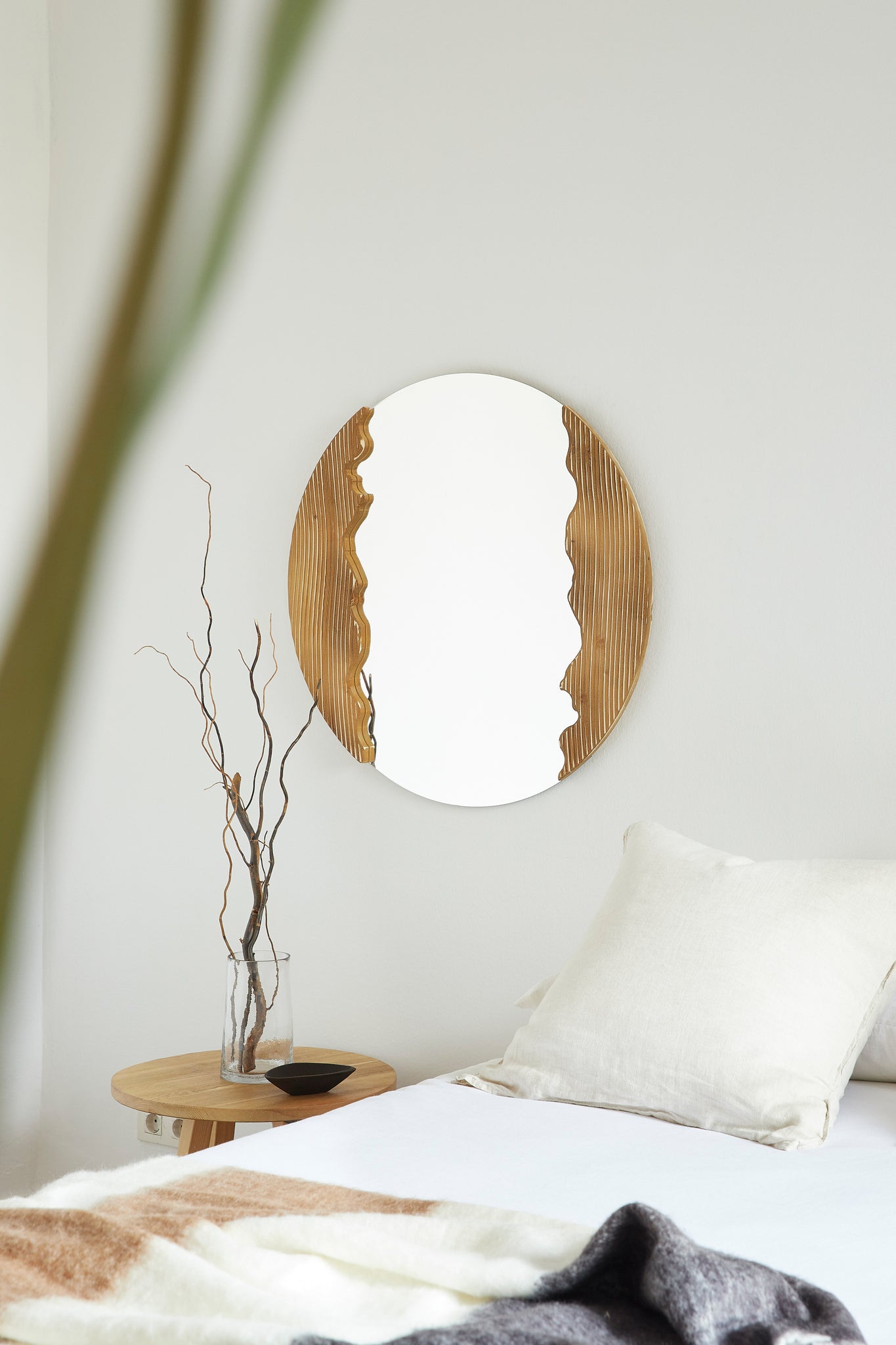 espejos rústicos de madera