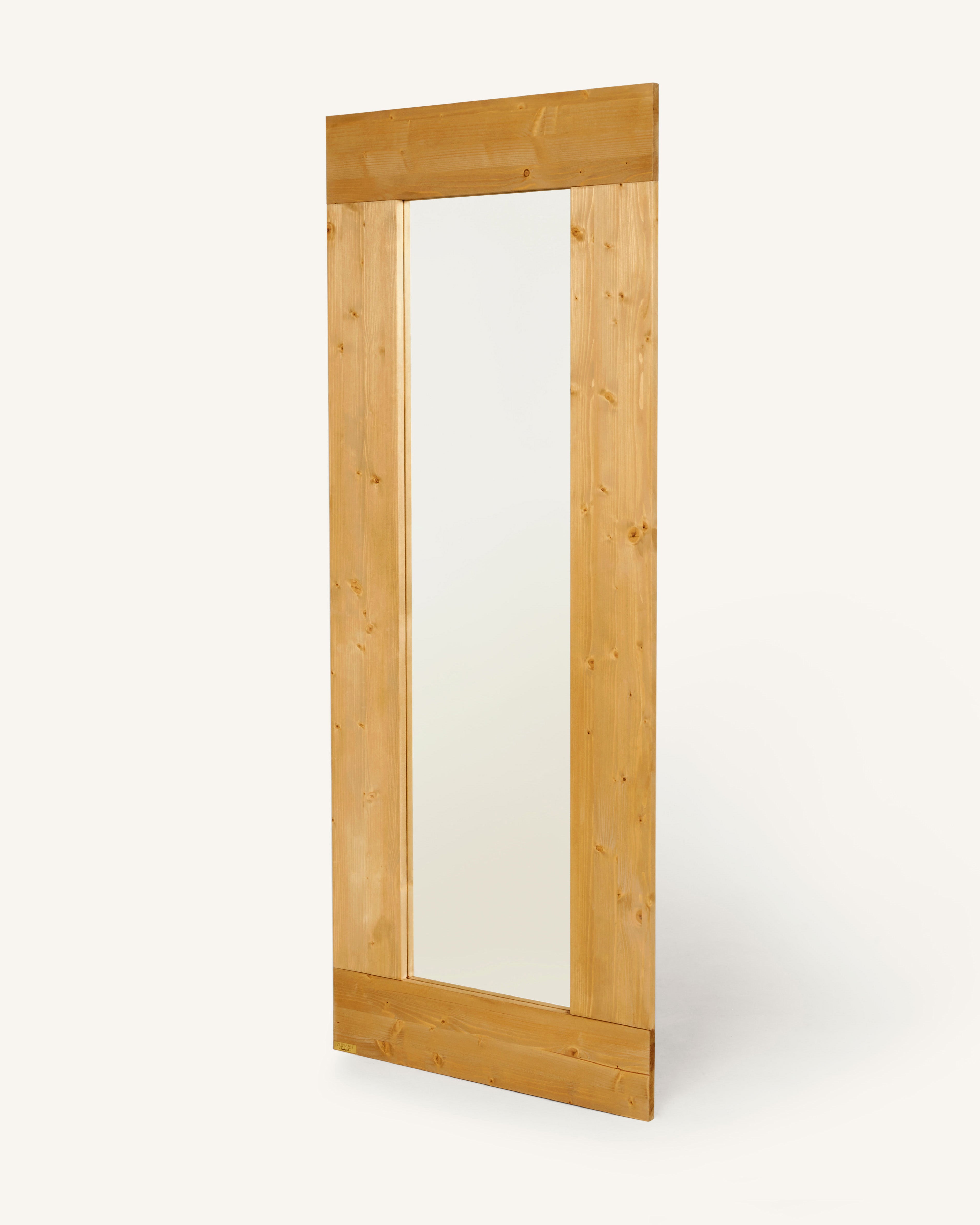 Espejo de pared y cuerpo entero de madera maciza SALJEN