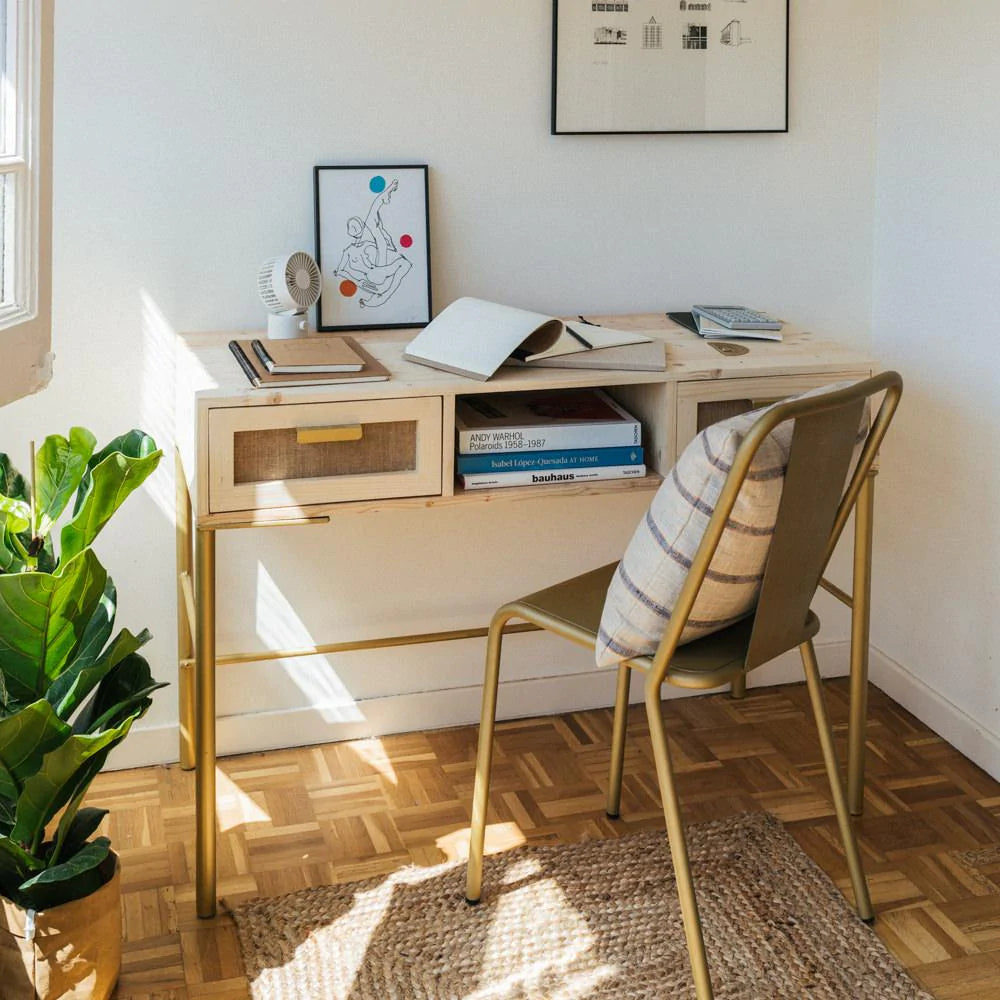 El Escritorio Coba se amolda a cualquier habitación donde se monte una oficina en casa.